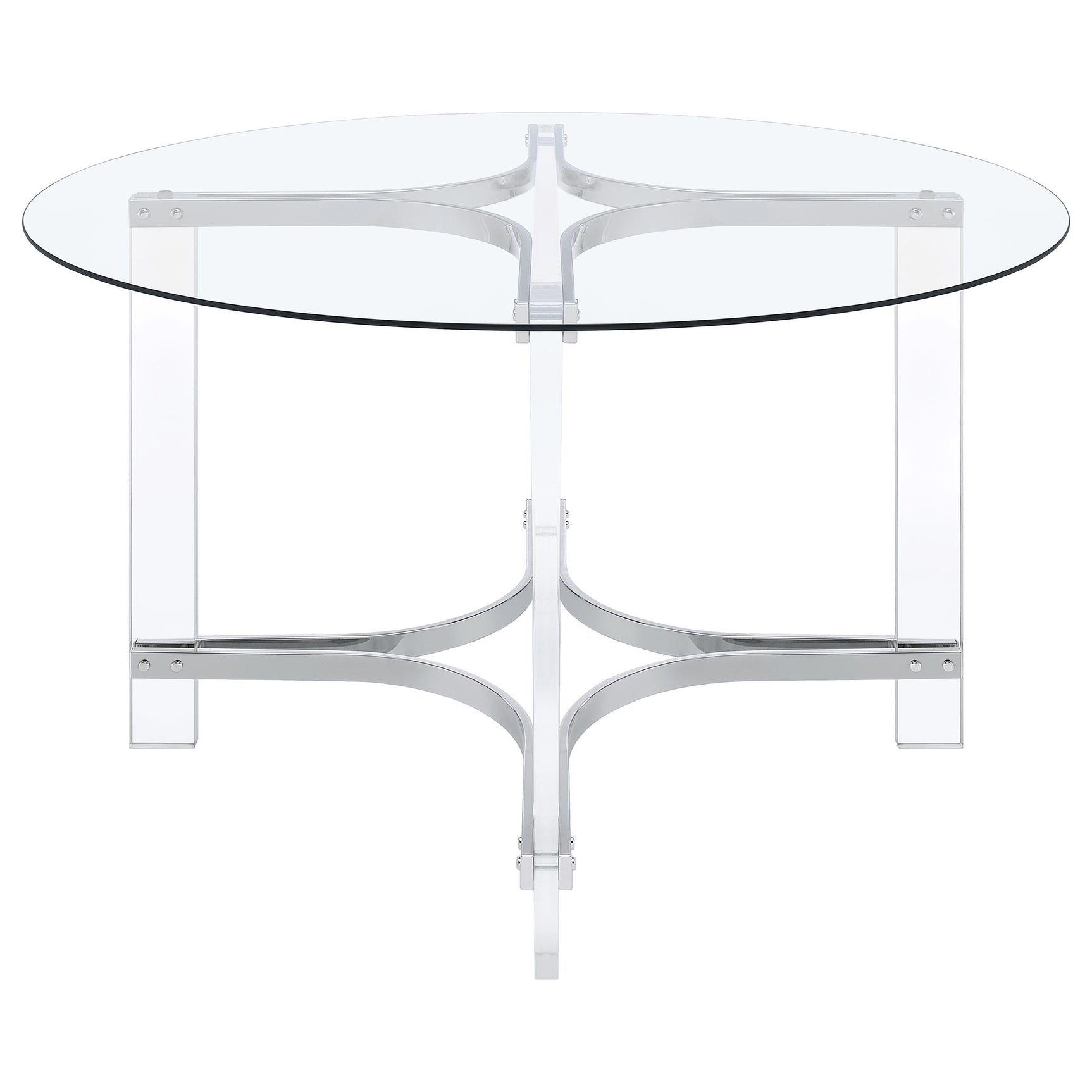 Keeling Chrome Dining Room Table - Ornate Home
