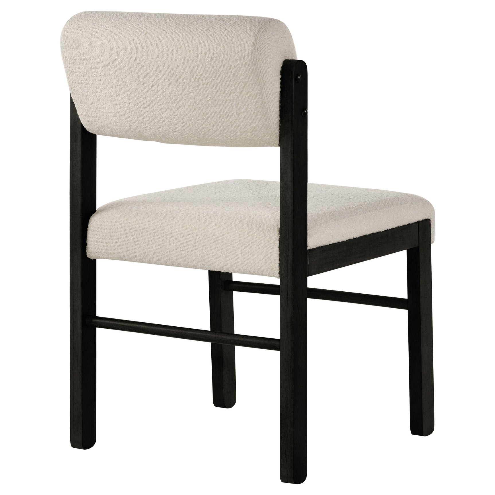 Kehoe Cream/Black Upholstered Dining Side Chair (Set of 2) - Ornate Home