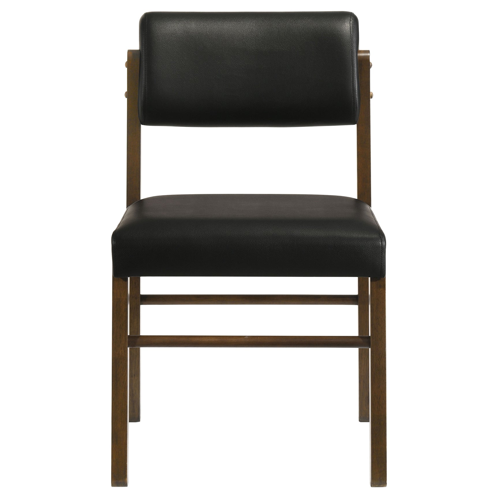 Kehoe Walnut/Black Upholstered Dining Side Chair (Set of 2) - Ornate Home