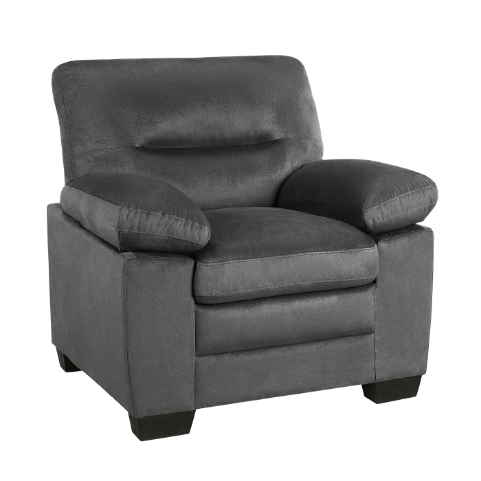 Keighly Dark Gray Chair - Ornate Home