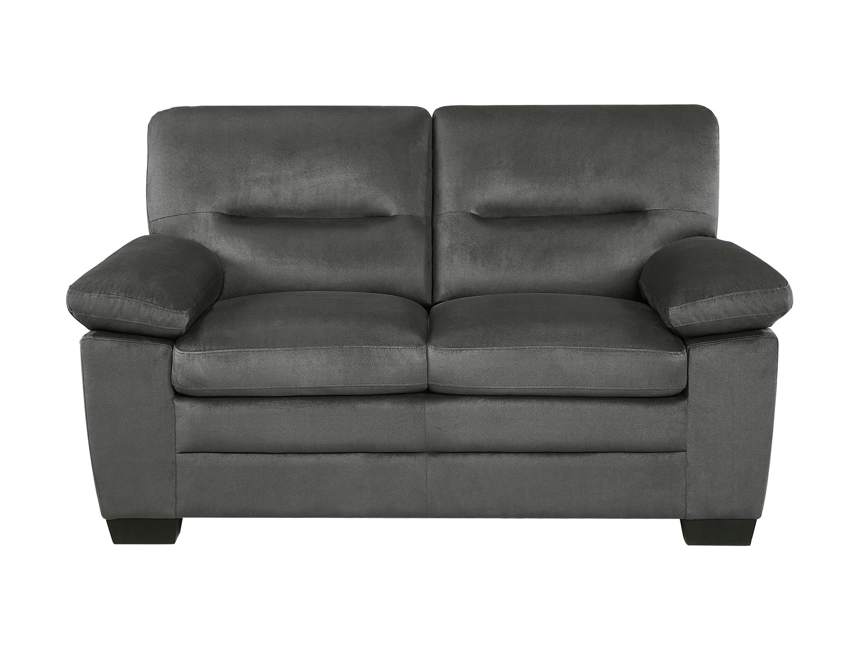 Keighly Dark Gray Loveseat - Ornate Home
