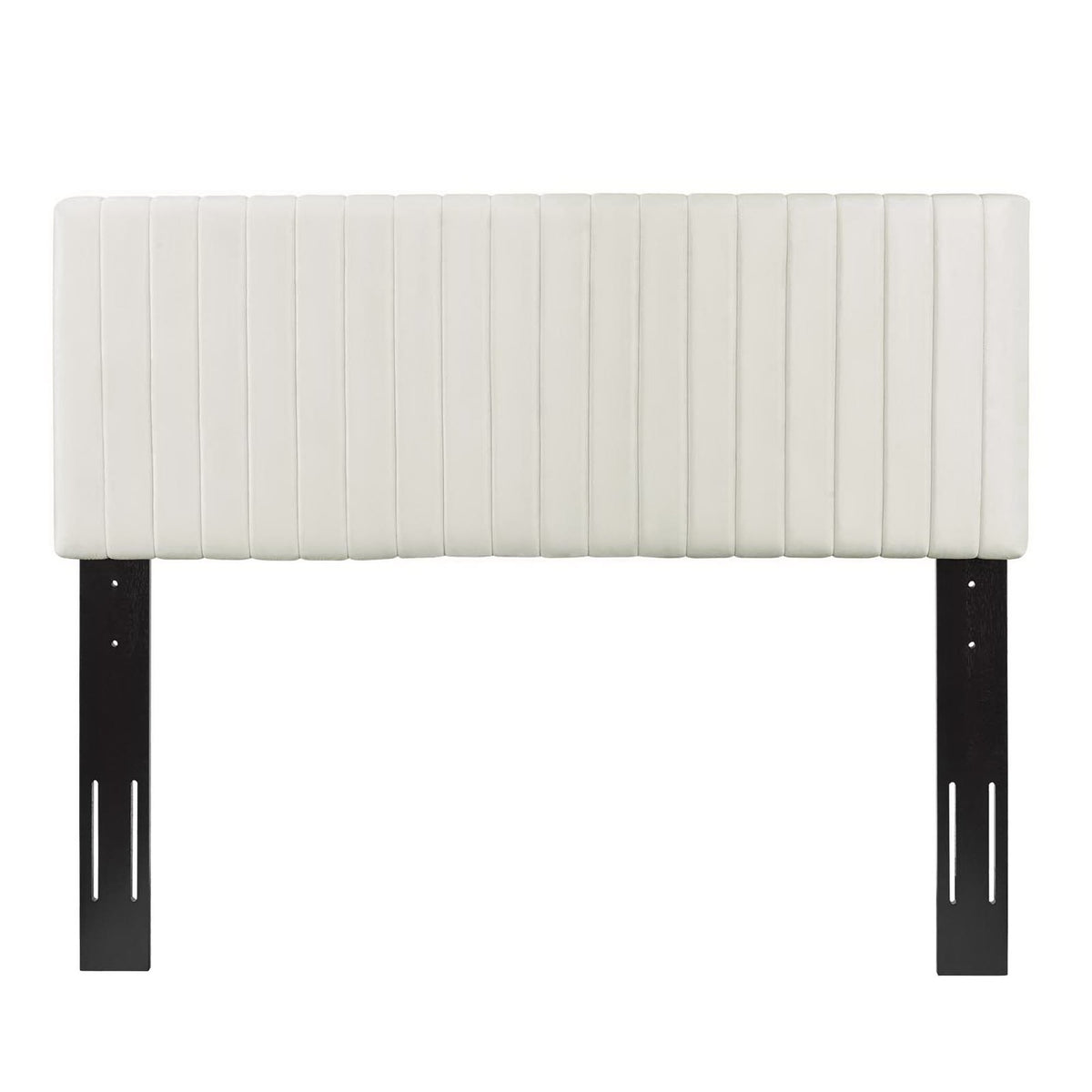 Keira Ivory Performance Velvet King/California King Headboard - Ornate Home