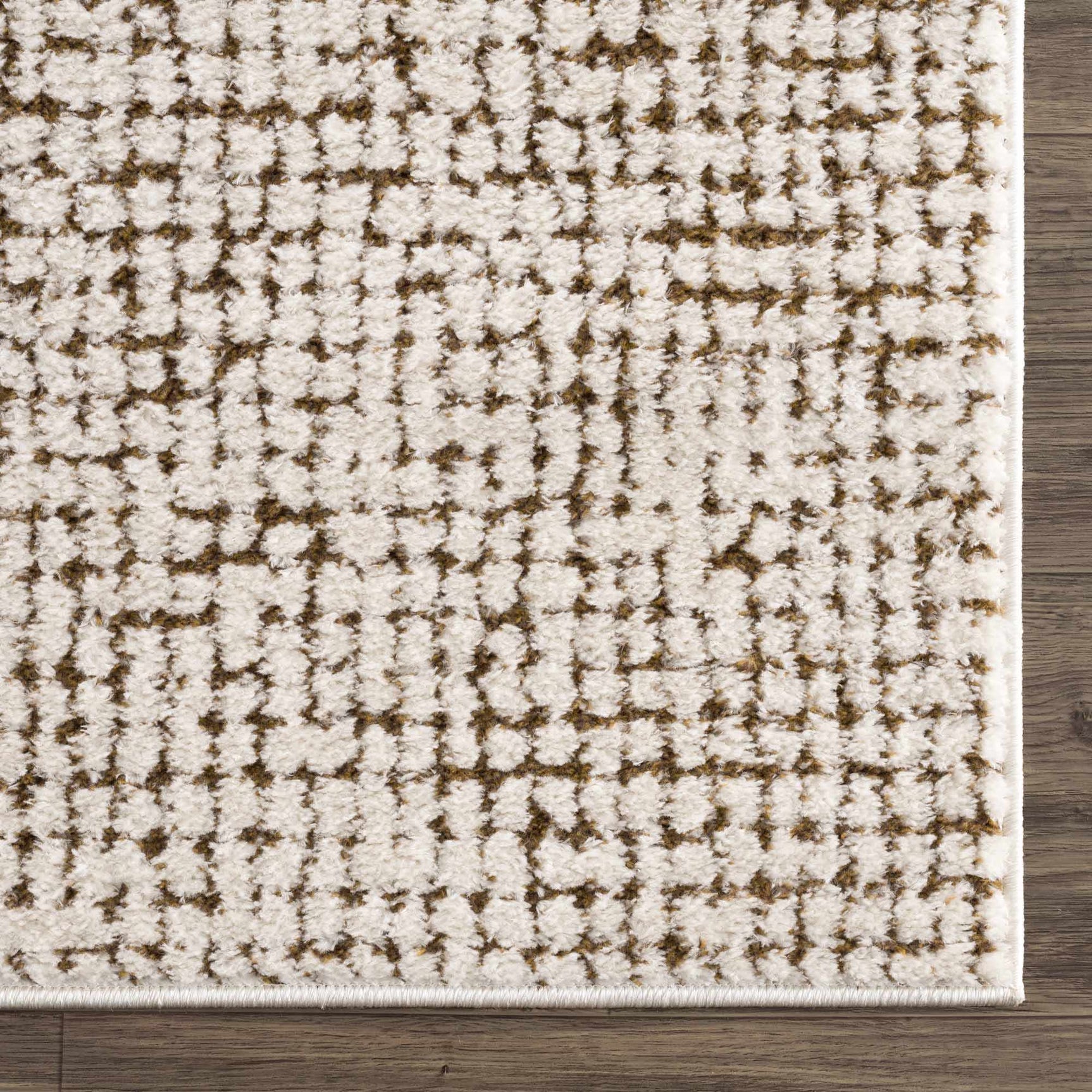 Keita Cream & Brown Area Rug - Ornate Home