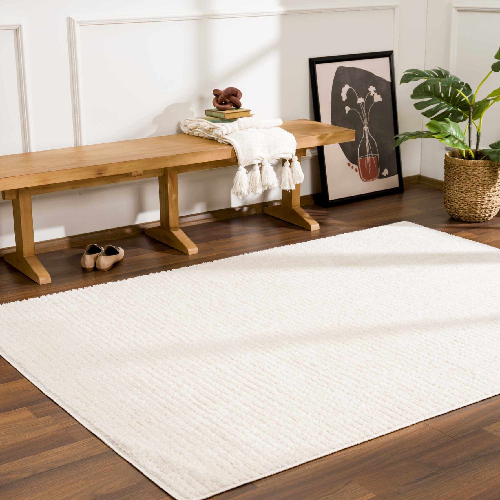 Keita Ivory Area Rug - Ornate Home
