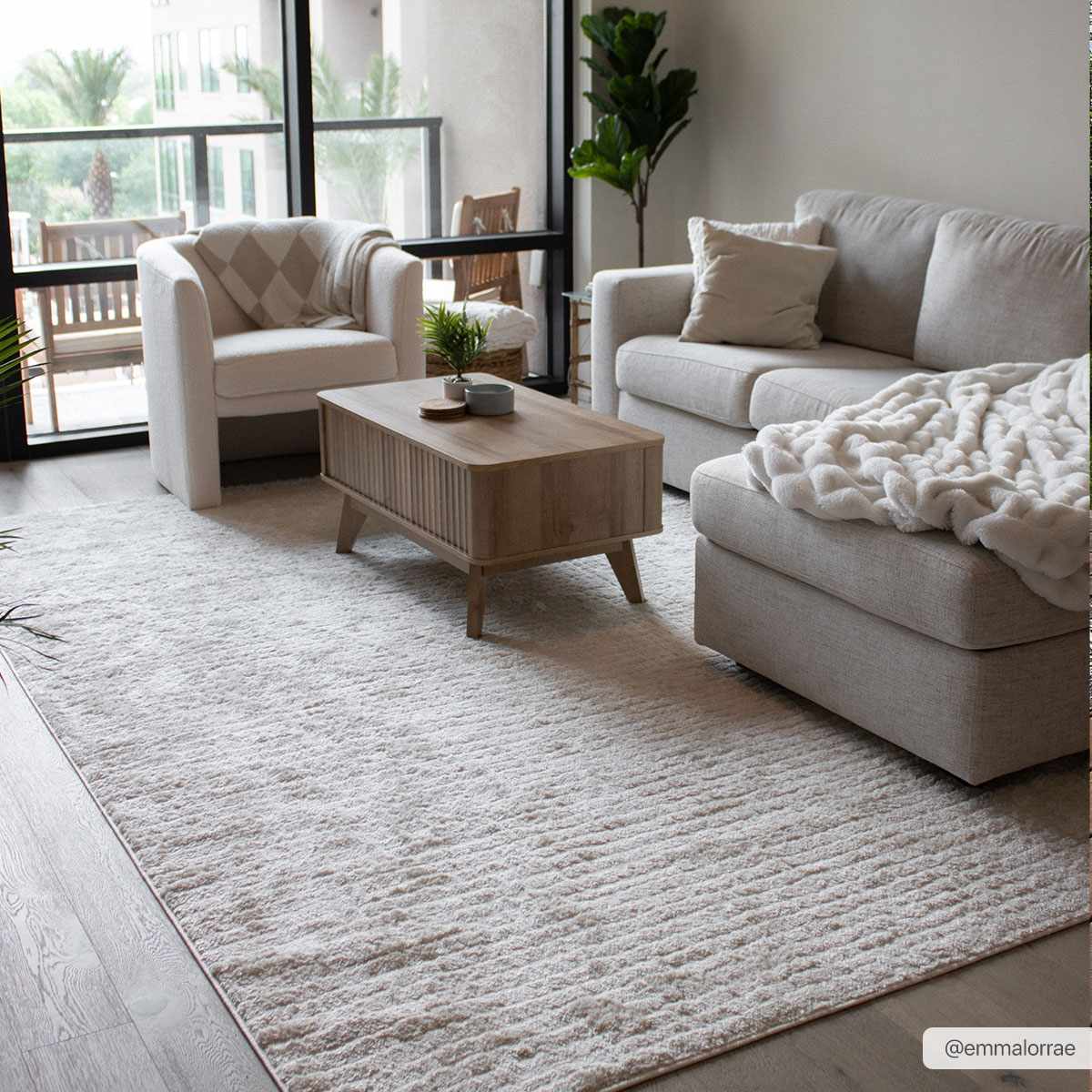 Keita Ivory Area Rug - Ornate Home