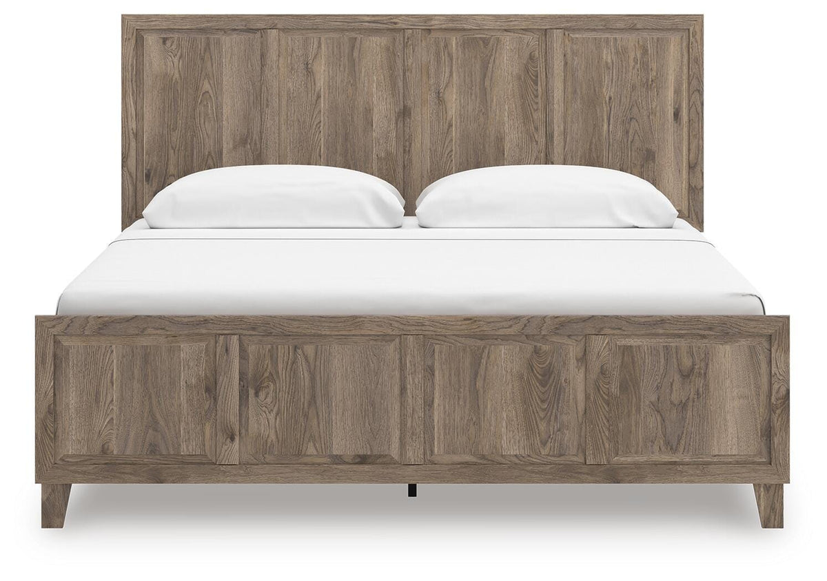 Keithland Brown King Panel Bed (Online Special Price) - Ornate Home