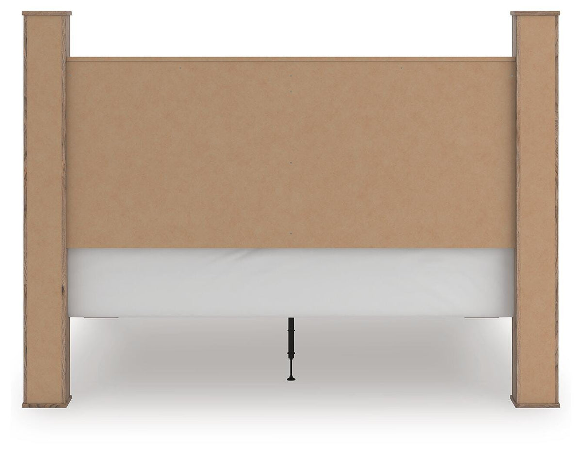 Keithland Brown King Poster Bed (Online Special Price) - Ornate Home