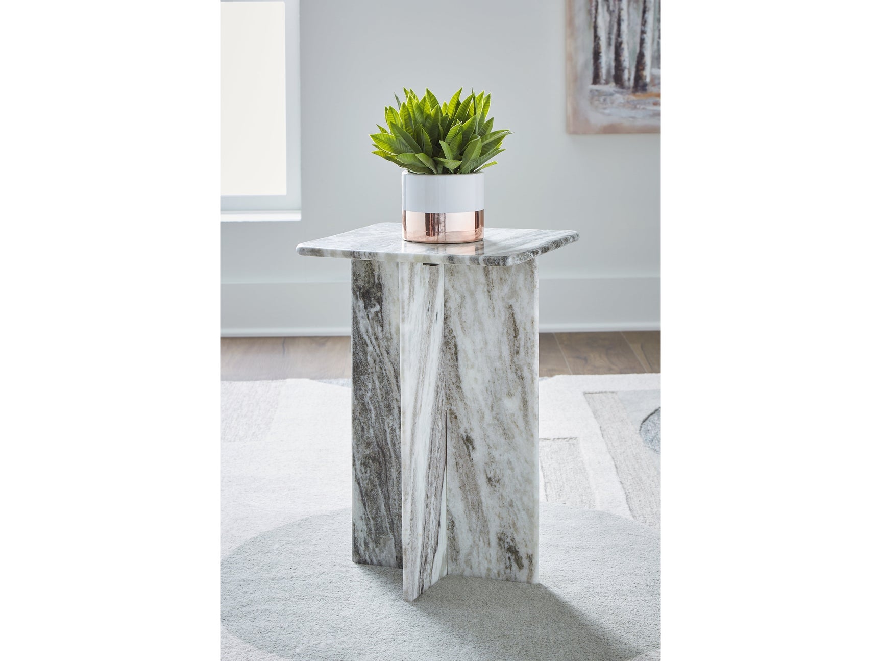 Keithwell Gray Accent Table (Online Special Price) - Ornate Home