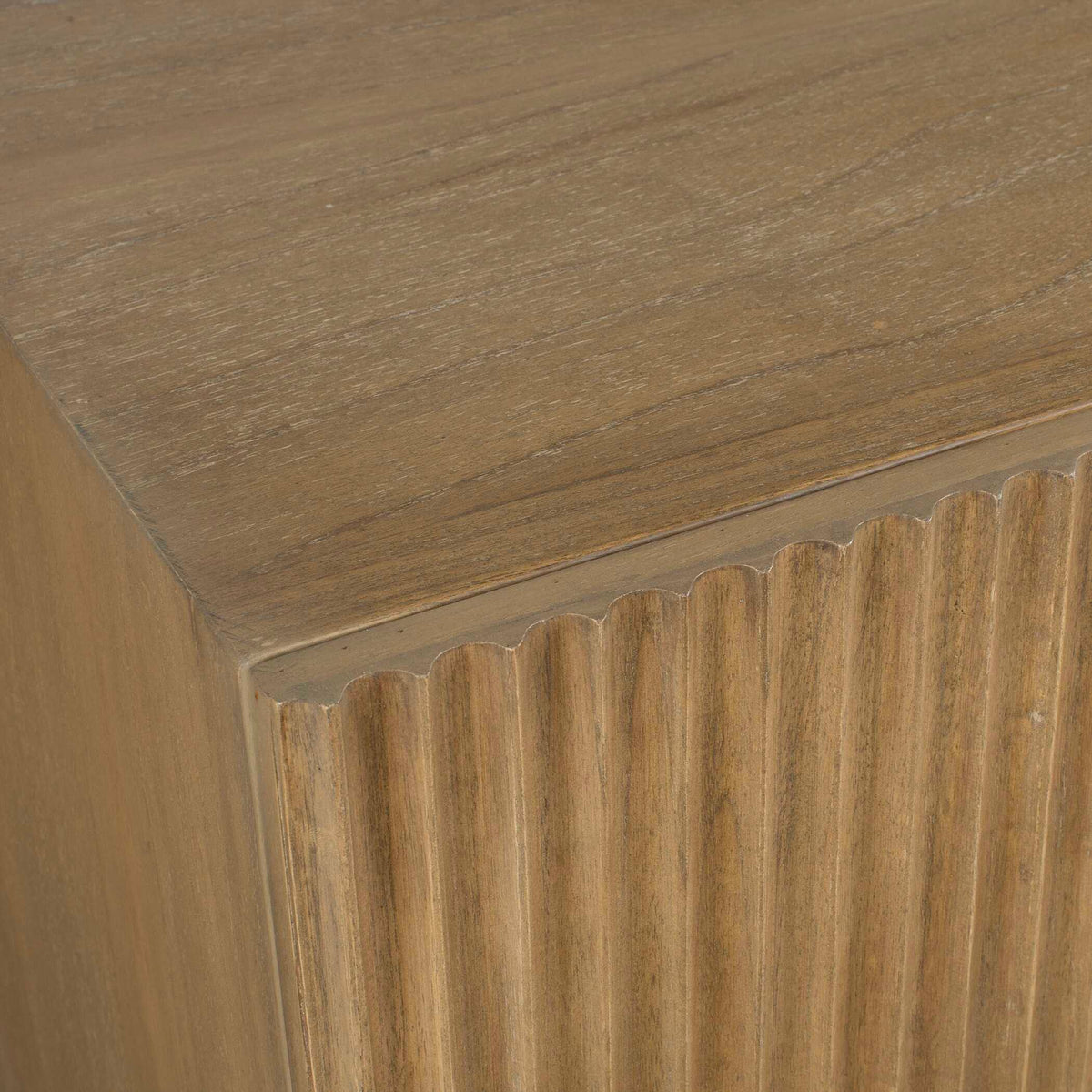 Kellem Woodtone Natural Wood 4 Door Cabinet - Ornate Home