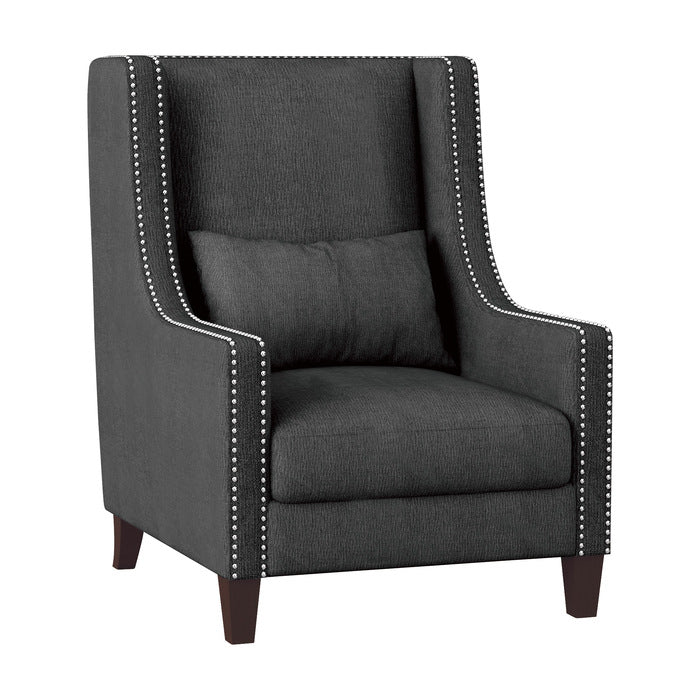 Keller Dark Gray Accent Chair - Ornate Home