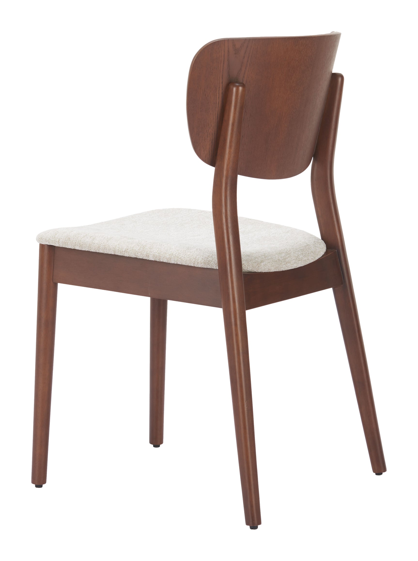 Kellua Beige & Walnut Dining Chair (Set of 2) - Ornate Home