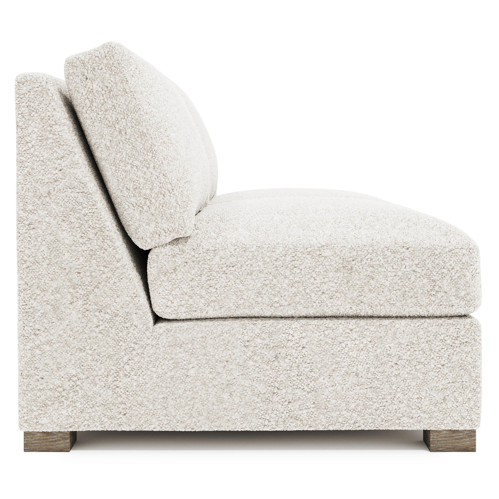 Kelsey Portobello Armless Loveseat - Ornate Home