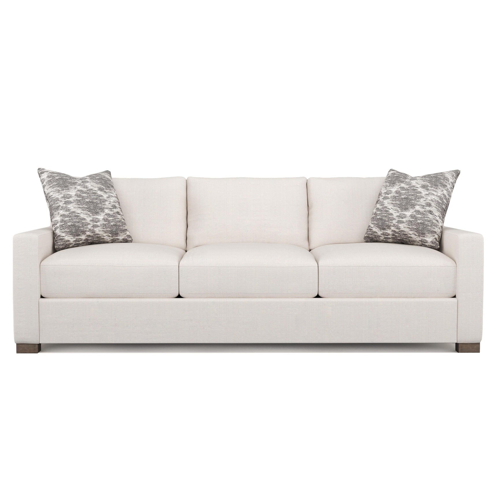 Kelsey White/Cream Fabric Sofa - Ornate Home