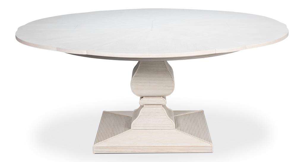 Kelso Jupe White Dining Table - Ornate Home