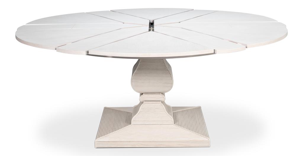 Kelso Jupe White Dining Table - Ornate Home