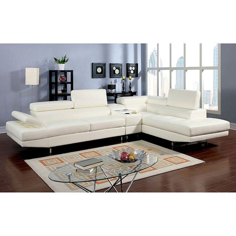 Kemi White Speaker Console - Ornate Home