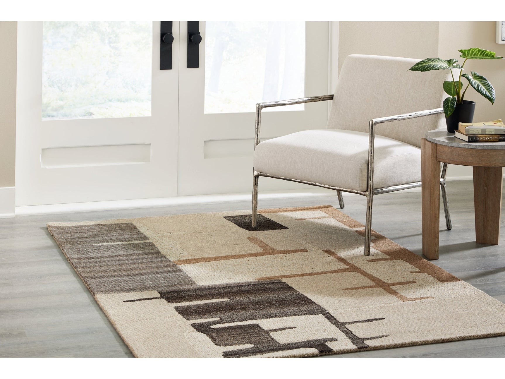 Kencher Beige/Brown Medium Rug (Online Special Price) - Ornate Home