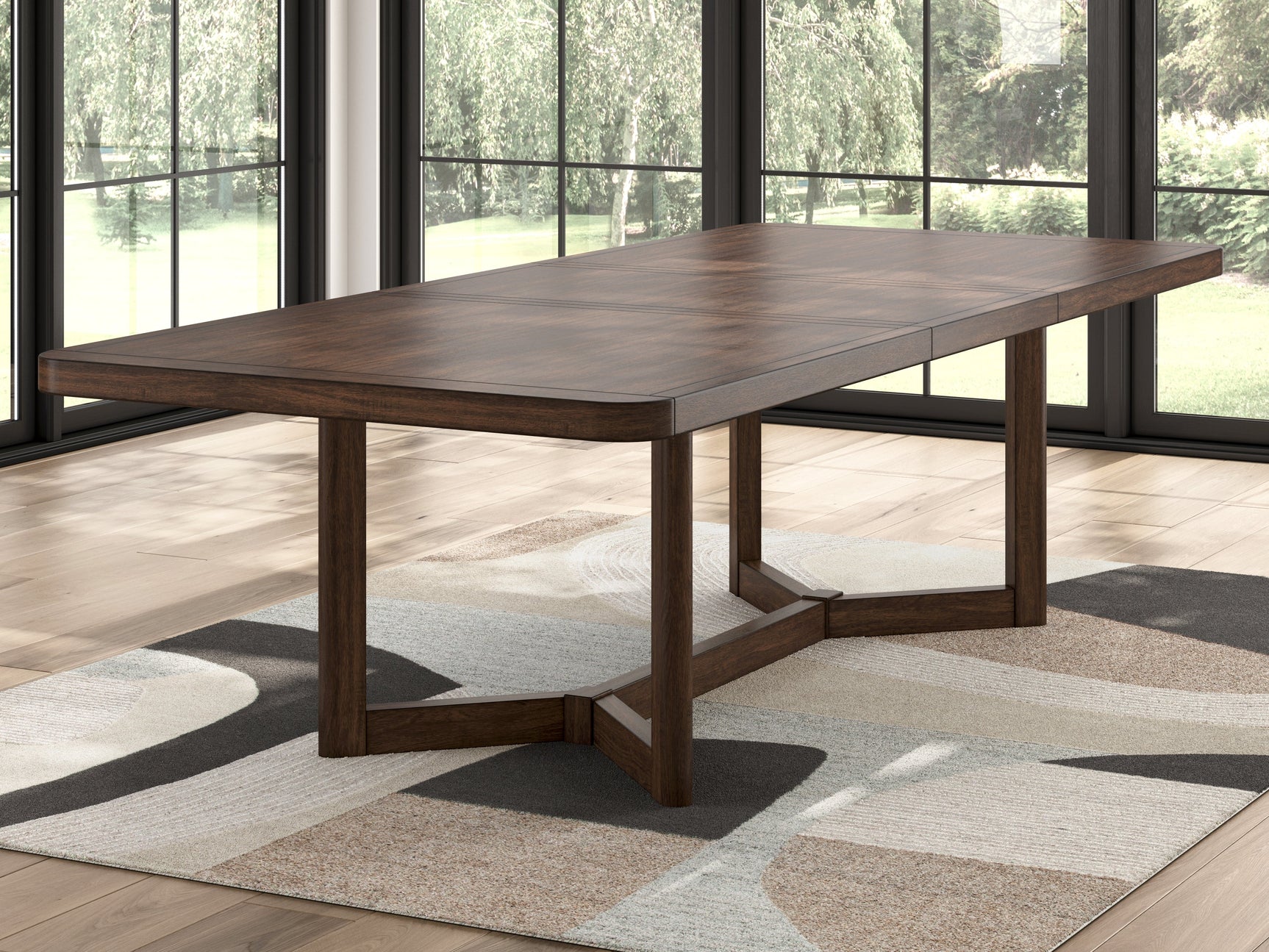 Kendamor Dark Brown Dining Extension Table (Online Special Price) - Ornate Home