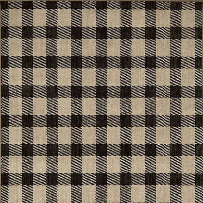 Kendrick Gingham Onyx Medium Area Rug - Ornate Home
