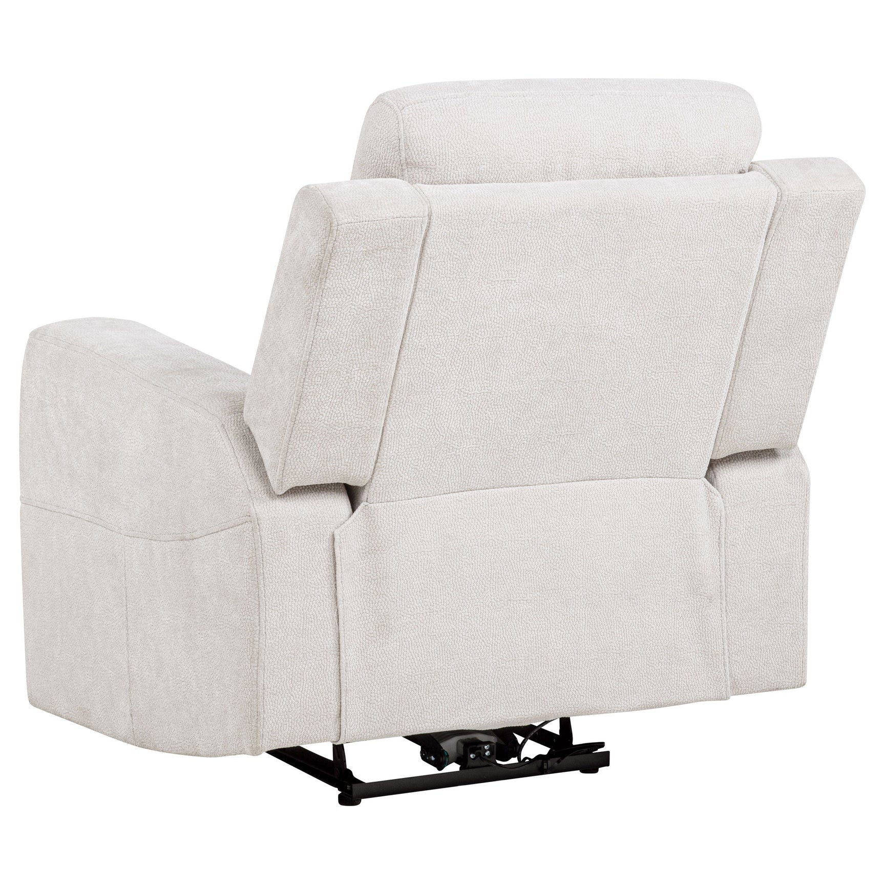 Kennett Ivory 3-piece Chenille Power Reclining Sofa Set - Ornate Home