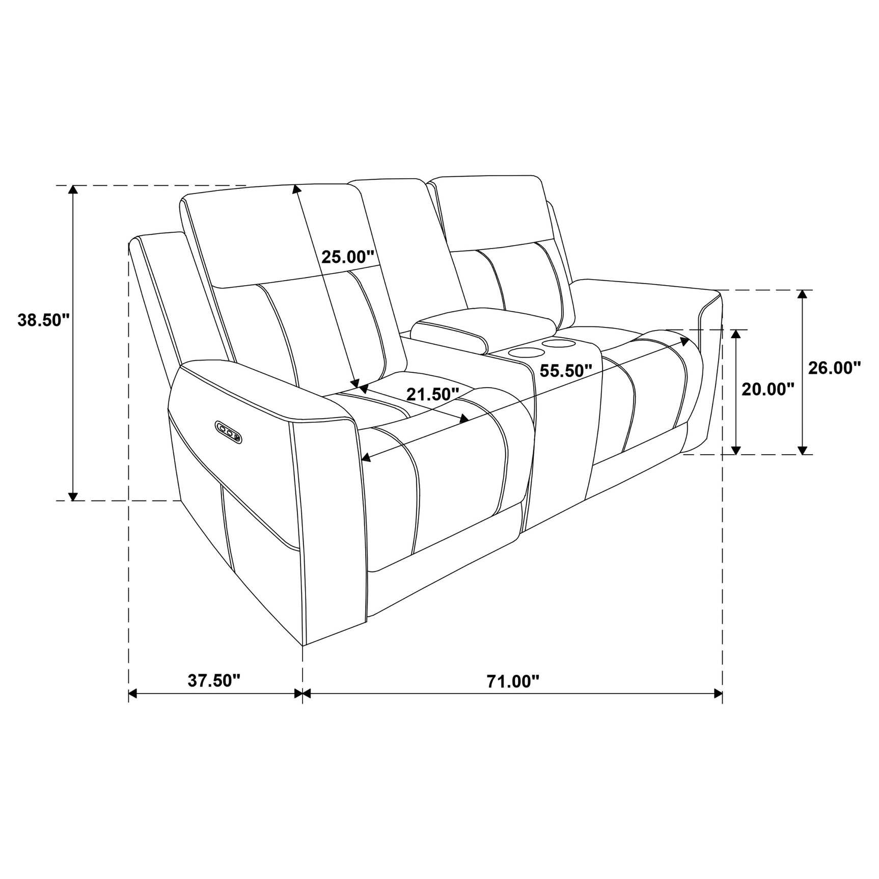 Kennett Ivory 3-piece Chenille Power Reclining Sofa Set - Ornate Home