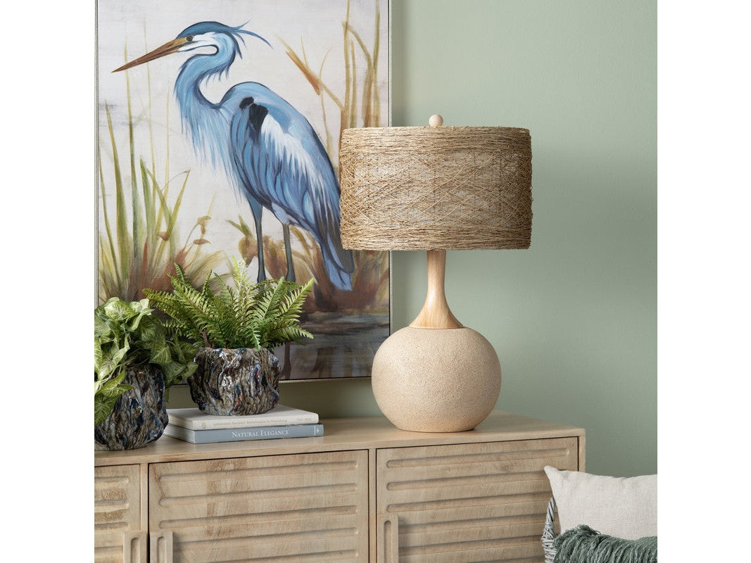 Kenya Tan/Brown Table Lamp - Ornate Home