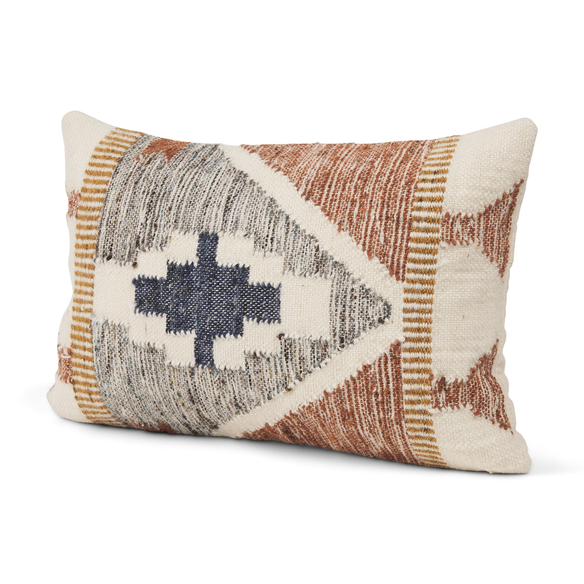 Kenzie Multicolor 13x21 Print Lumbar Pillow Cover - Ornate Home