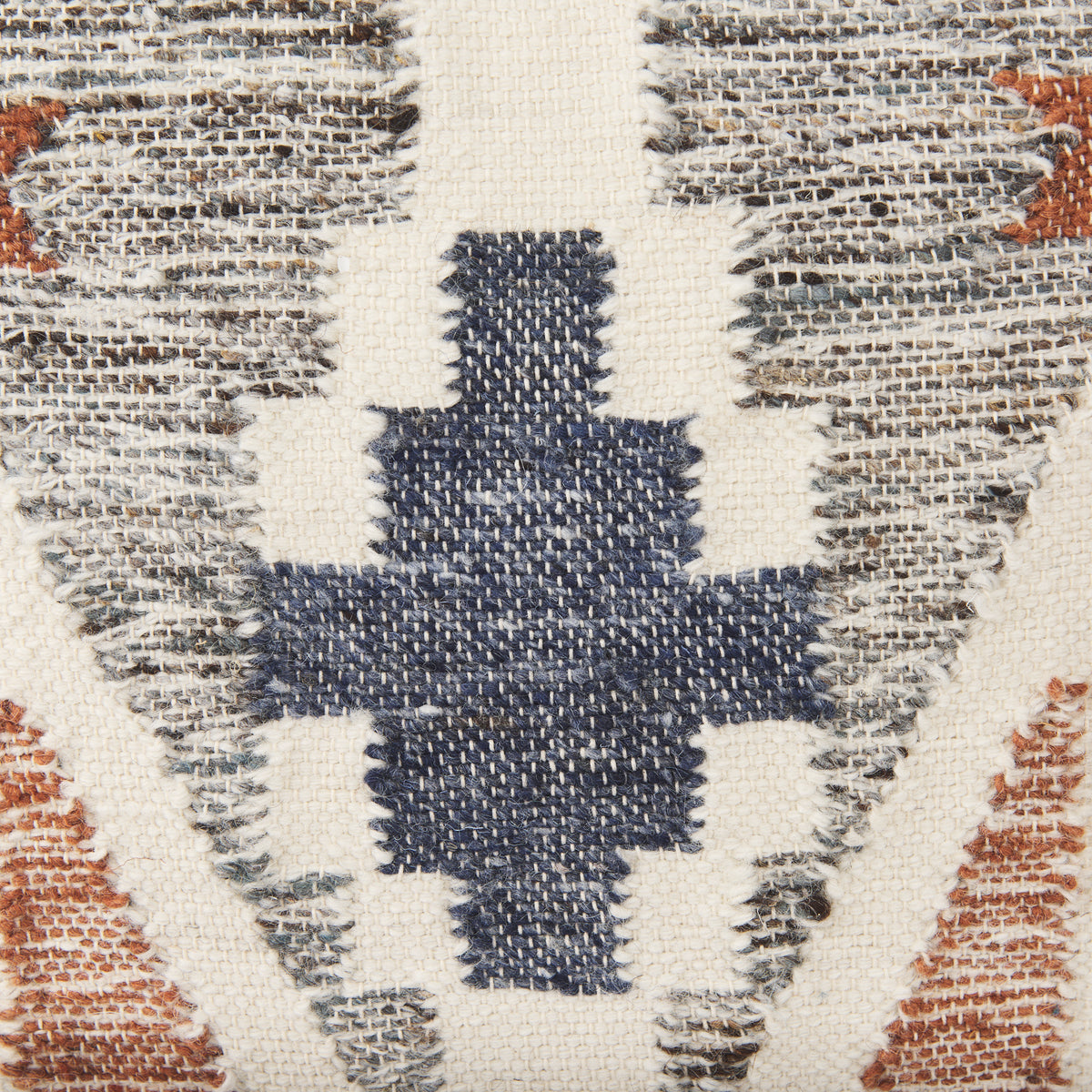 Kenzie Multicolor 20x20 Print Square Pillow Cover with Down Filler (Set of 2)