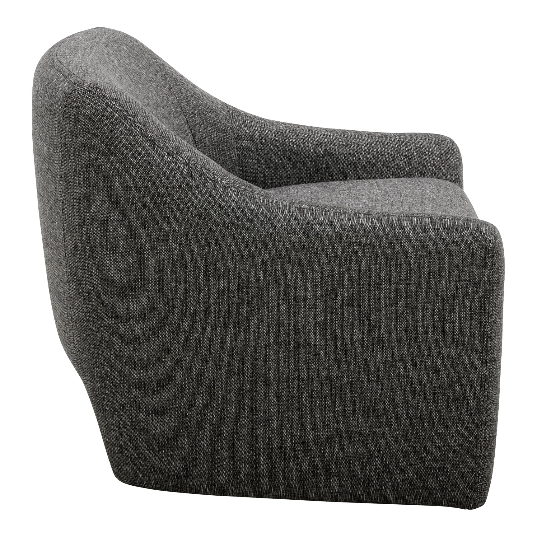 Kenzie Shadowed Grey Accent Chair - Ornate Home