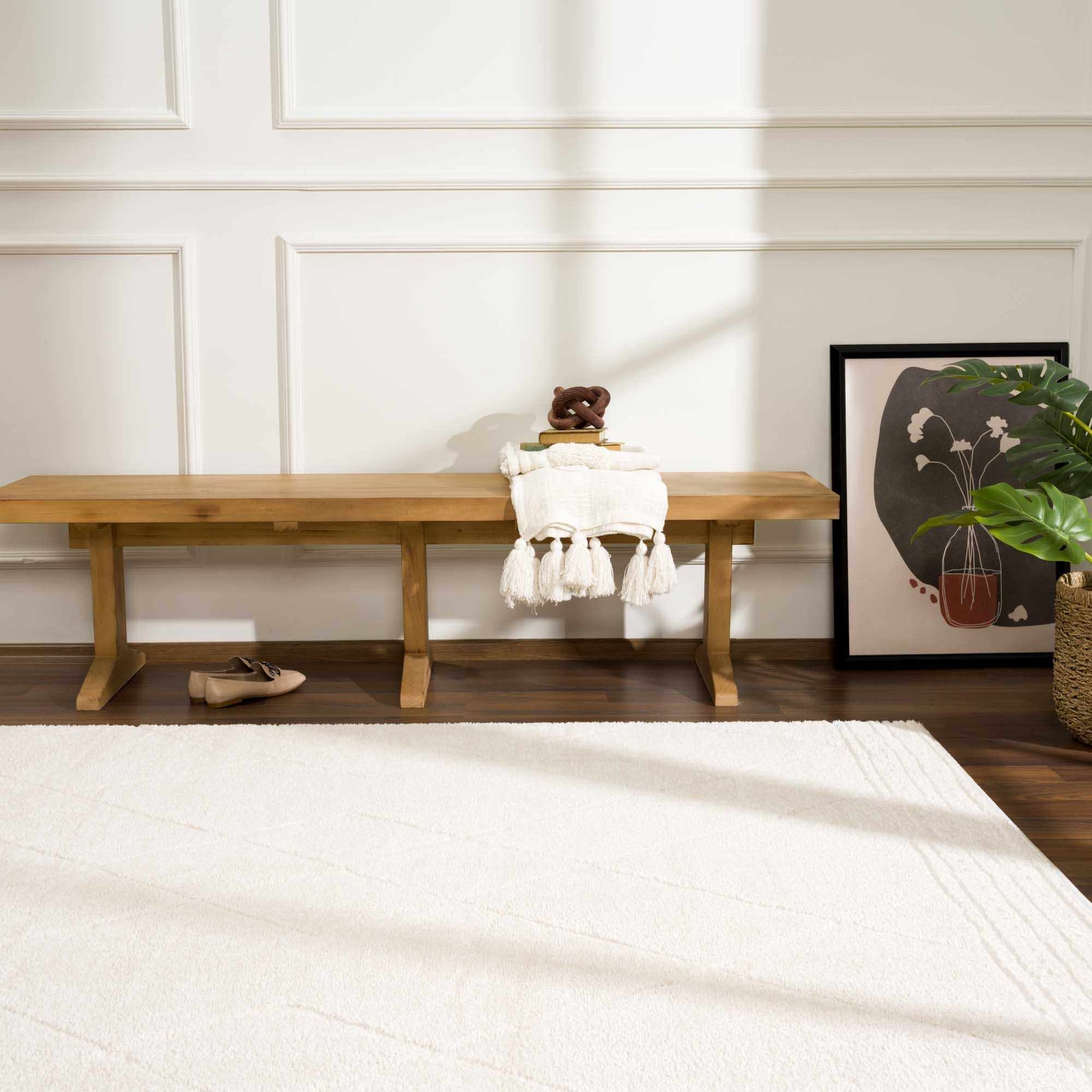 Keone Ivory Area Rug - Ornate Home