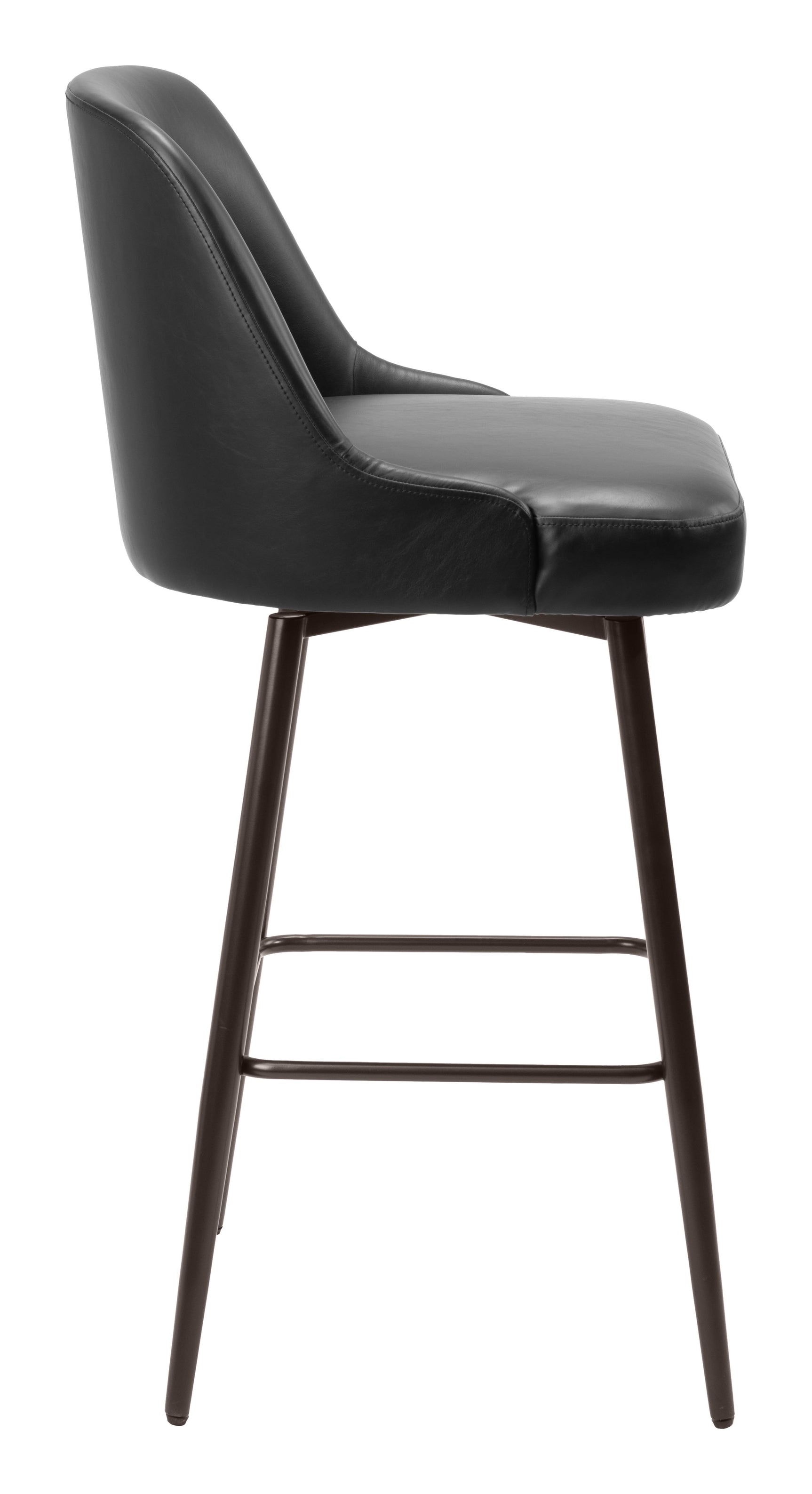 Keppel Black & Bronze Swivel Barstool - Ornate Home