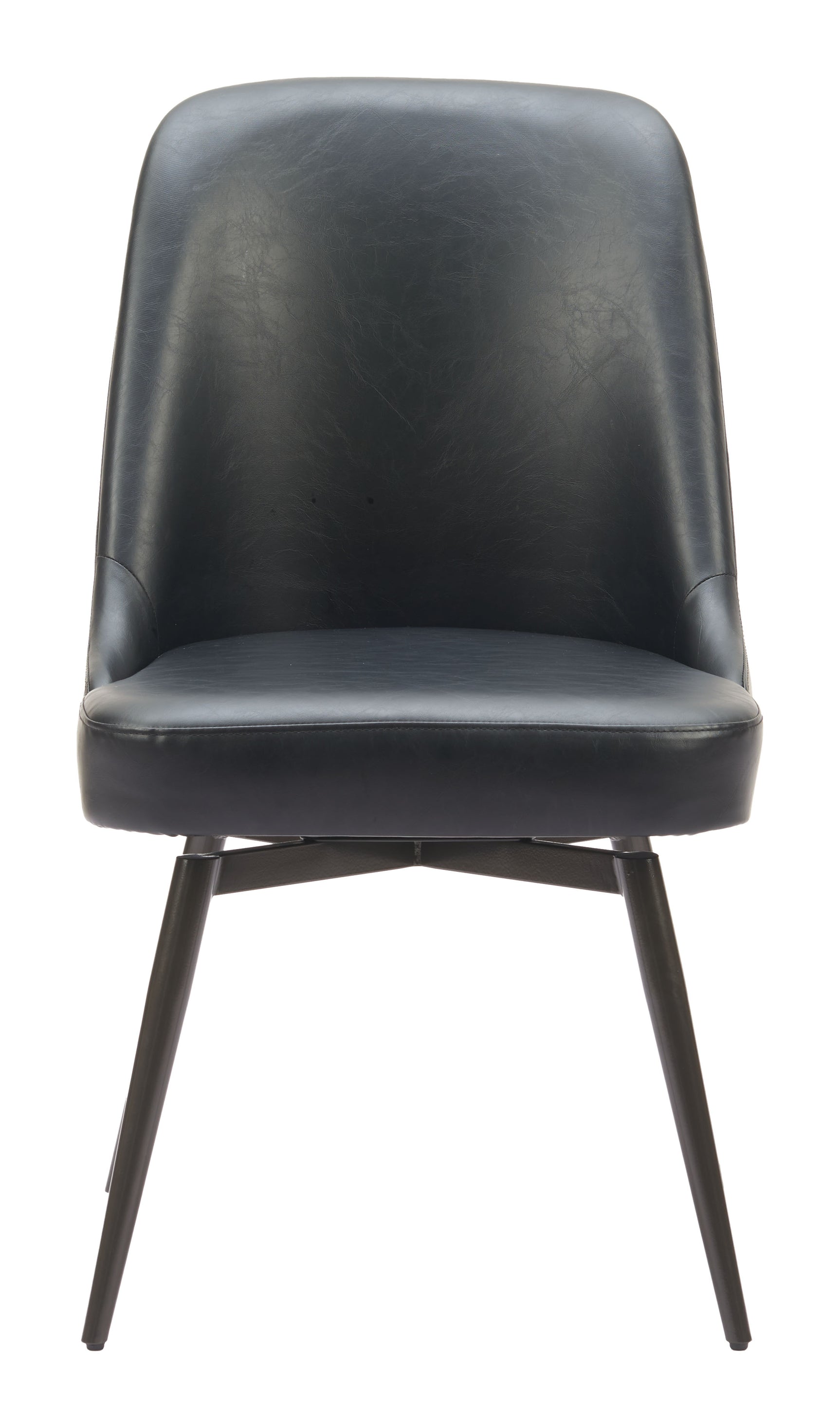 Keppel Black Swivel Dining Chair (Set of 2) - Ornate Home
