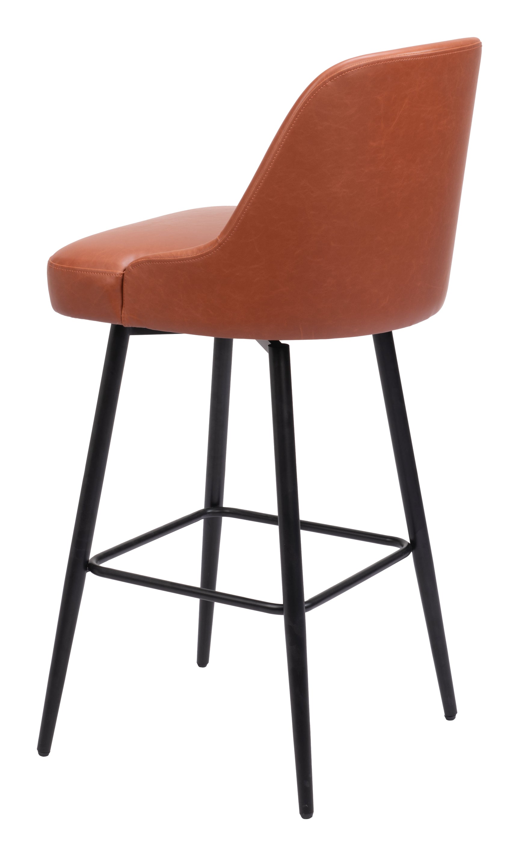 Keppel Brown Swivel Barstool - Ornate Home