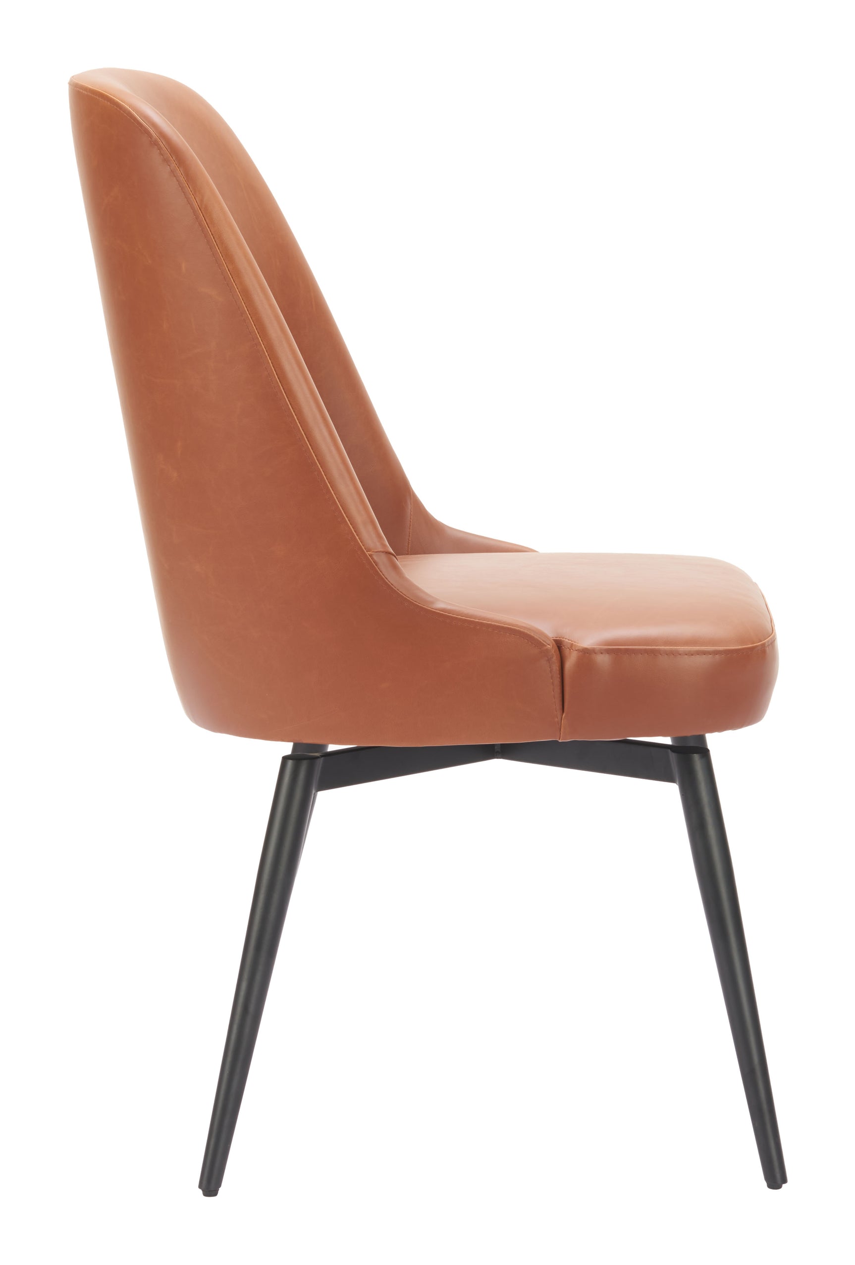 Keppel Brown Swivel Dining Chair (Set of 2) - Ornate Home