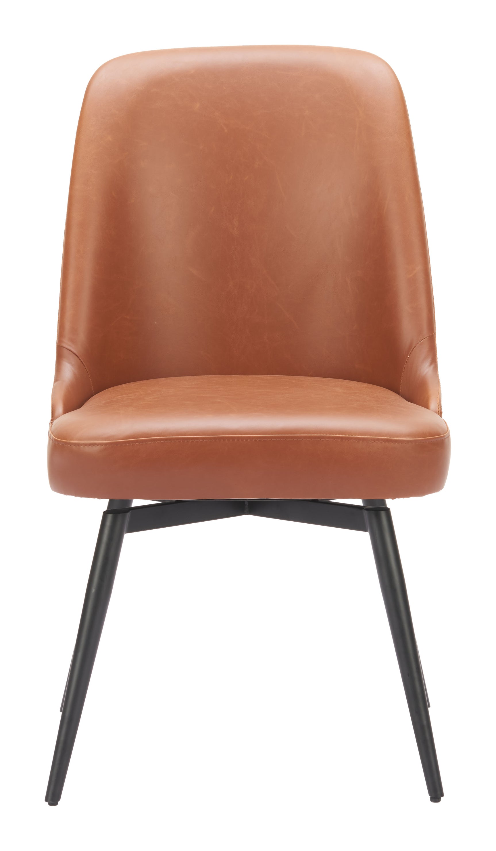 Keppel Brown Swivel Dining Chair (Set of 2) - Ornate Home