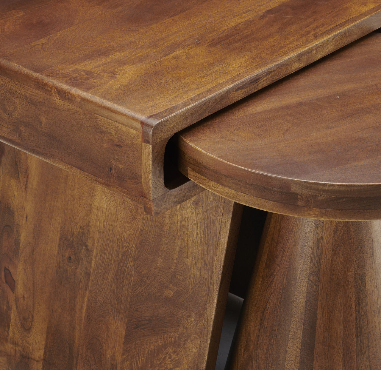 Keppler Brown 2-Piece Nesting Tables - Ornate Home