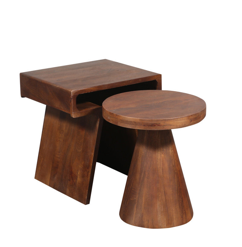 Keppler Brown 2-Piece Nesting Tables - Ornate Home