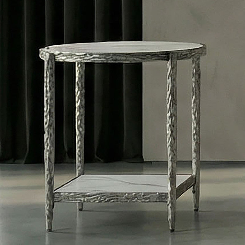 Kerna Gunmetal End Table - Ornate Home