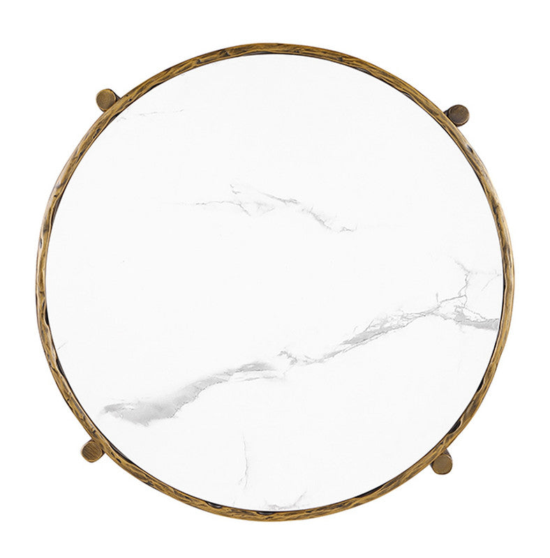 Kerna Matte Gold End Table