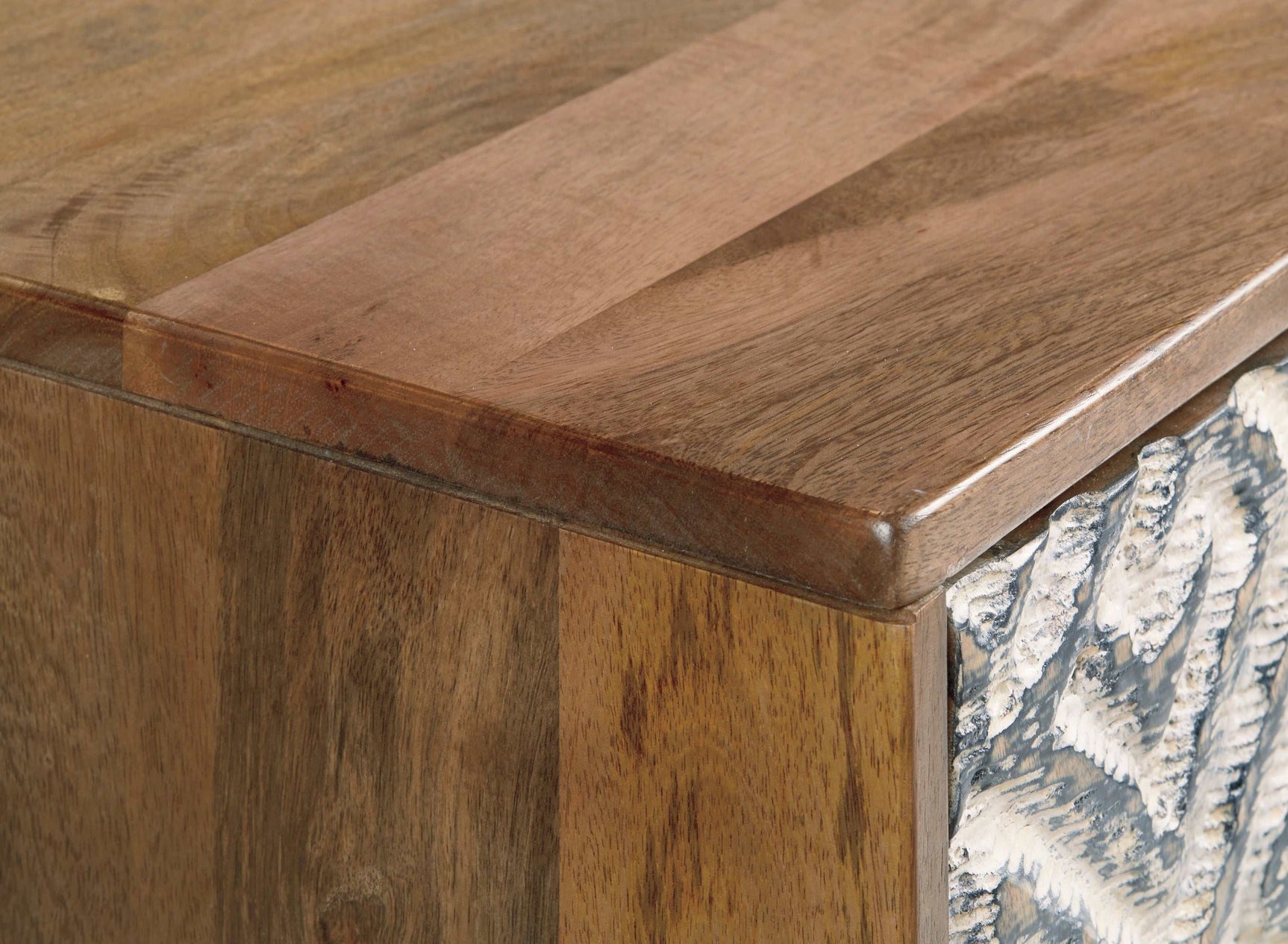 Kerrings Brown/Black/White Accent Cabinet (Online Special Price) - Ornate Home