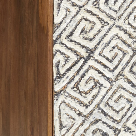 Kerrings Brown/Black/White Accent Cabinet (Online Special Price) - Ornate Home