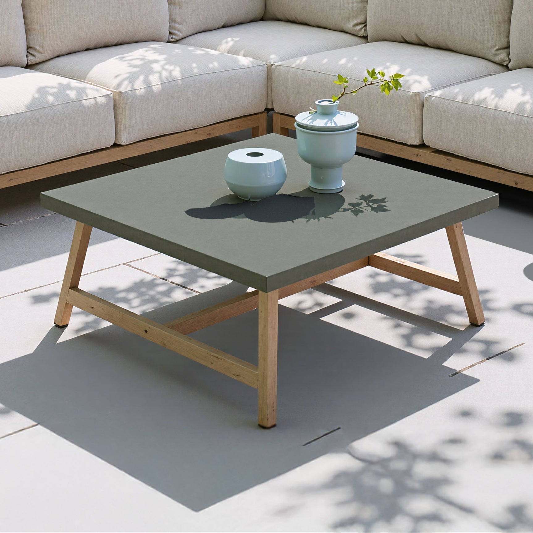 Kert Gray Coffee Table - Ornate Home