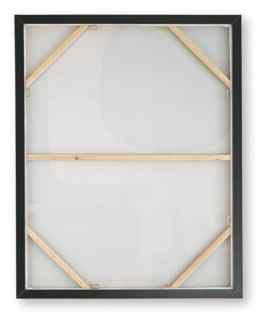 Kesleigh Black/White Wall Art - Ornate Home