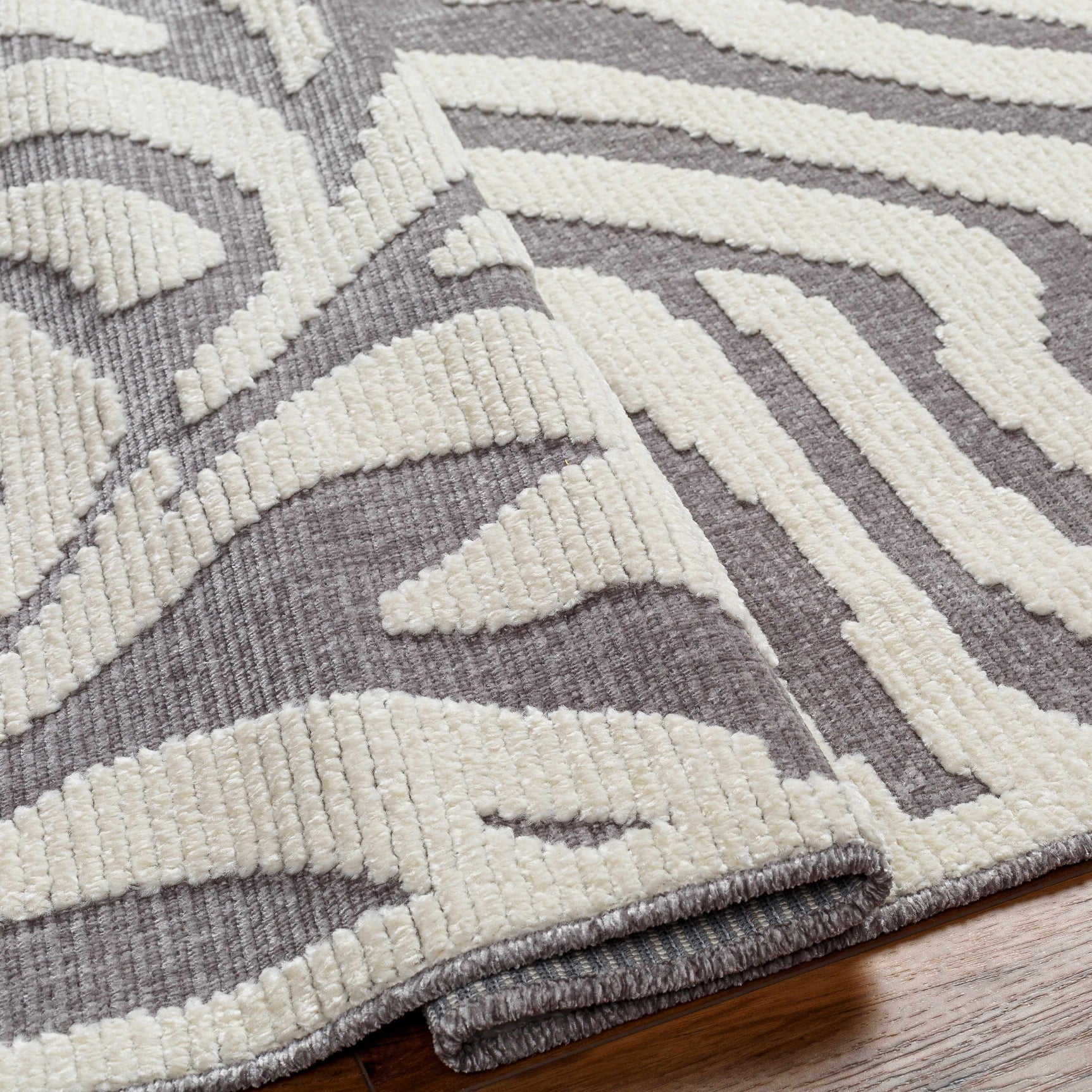 Keto Gray Zebra Rug - Clearance - Ornate Home