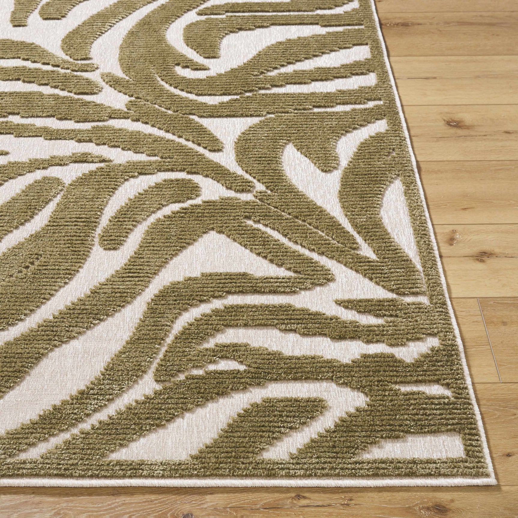 Keto Olive Washable Area Rug - Ornate Home