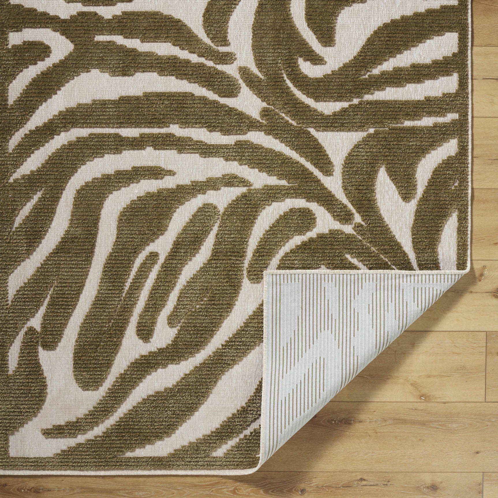 Keto Olive Washable Area Rug - Ornate Home