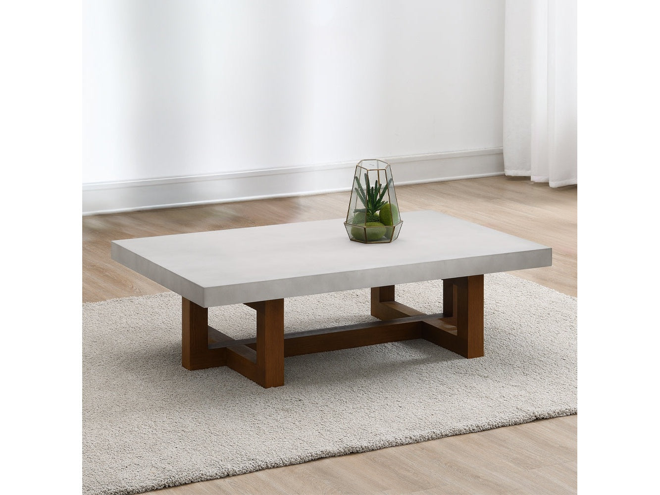 Keven Walnut Coffee Table - Ornate Home