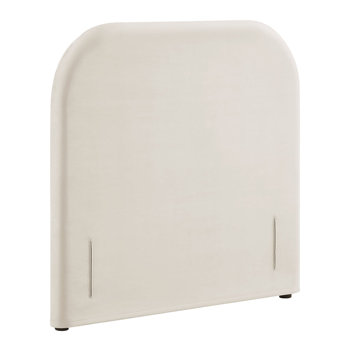 Keynote Alabaster Twin Stain-Resistant Performance Velvet Headboard - Ornate Home