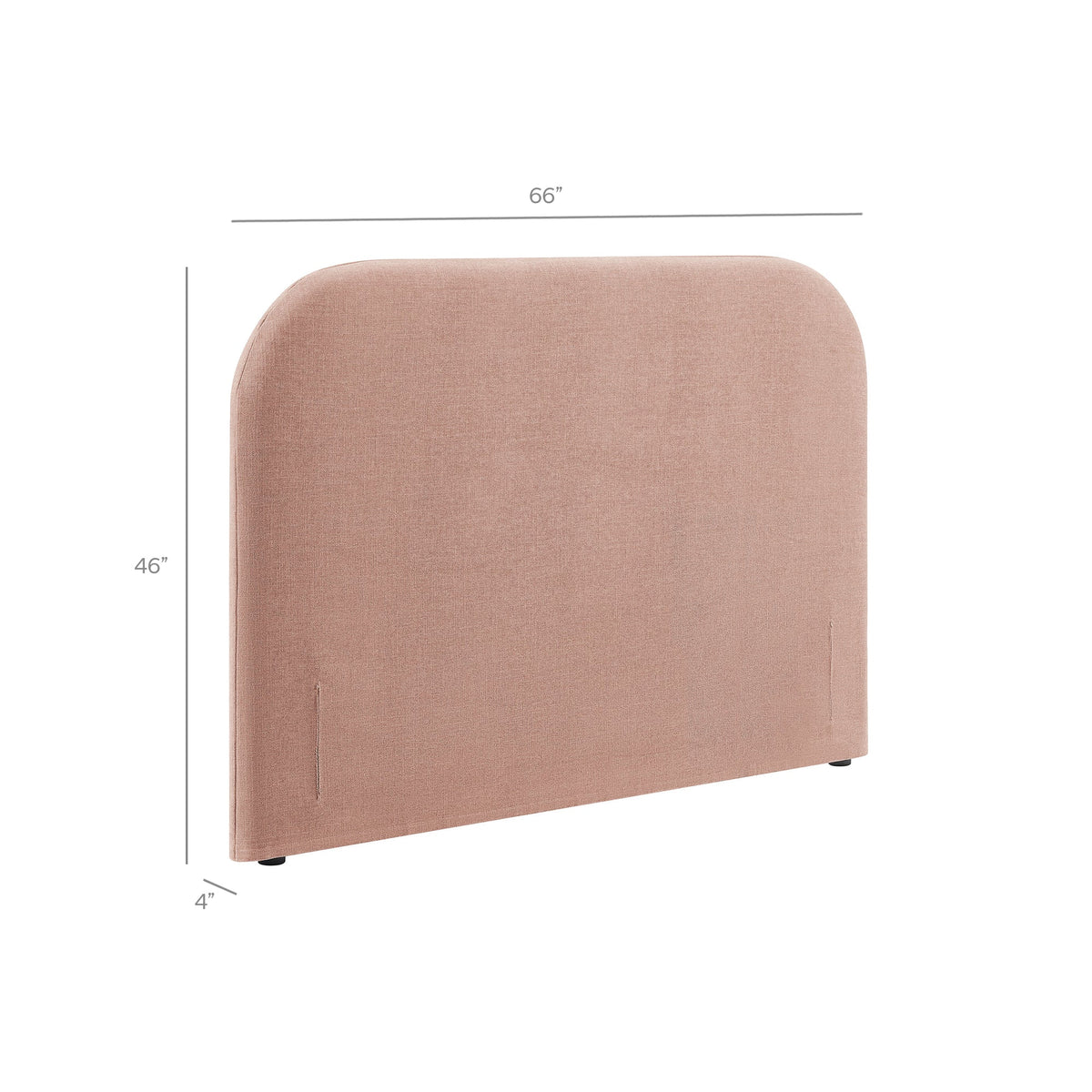 Keynote Blush Full Size Upholstered Fabric Headboard - Ornate Home