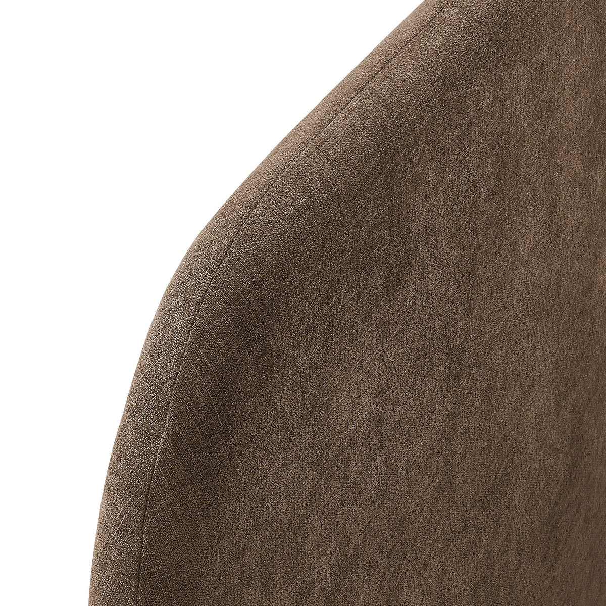Keynote Mocha Queen Size Upholstered Fabric Headboard